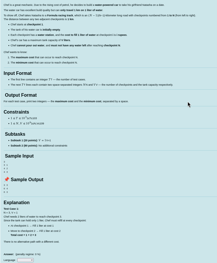 Chef to reach checkpoint 0