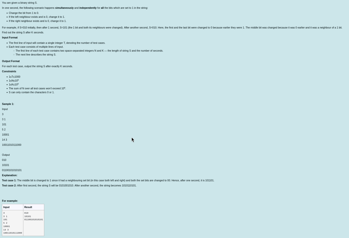Binary String Flip (p)