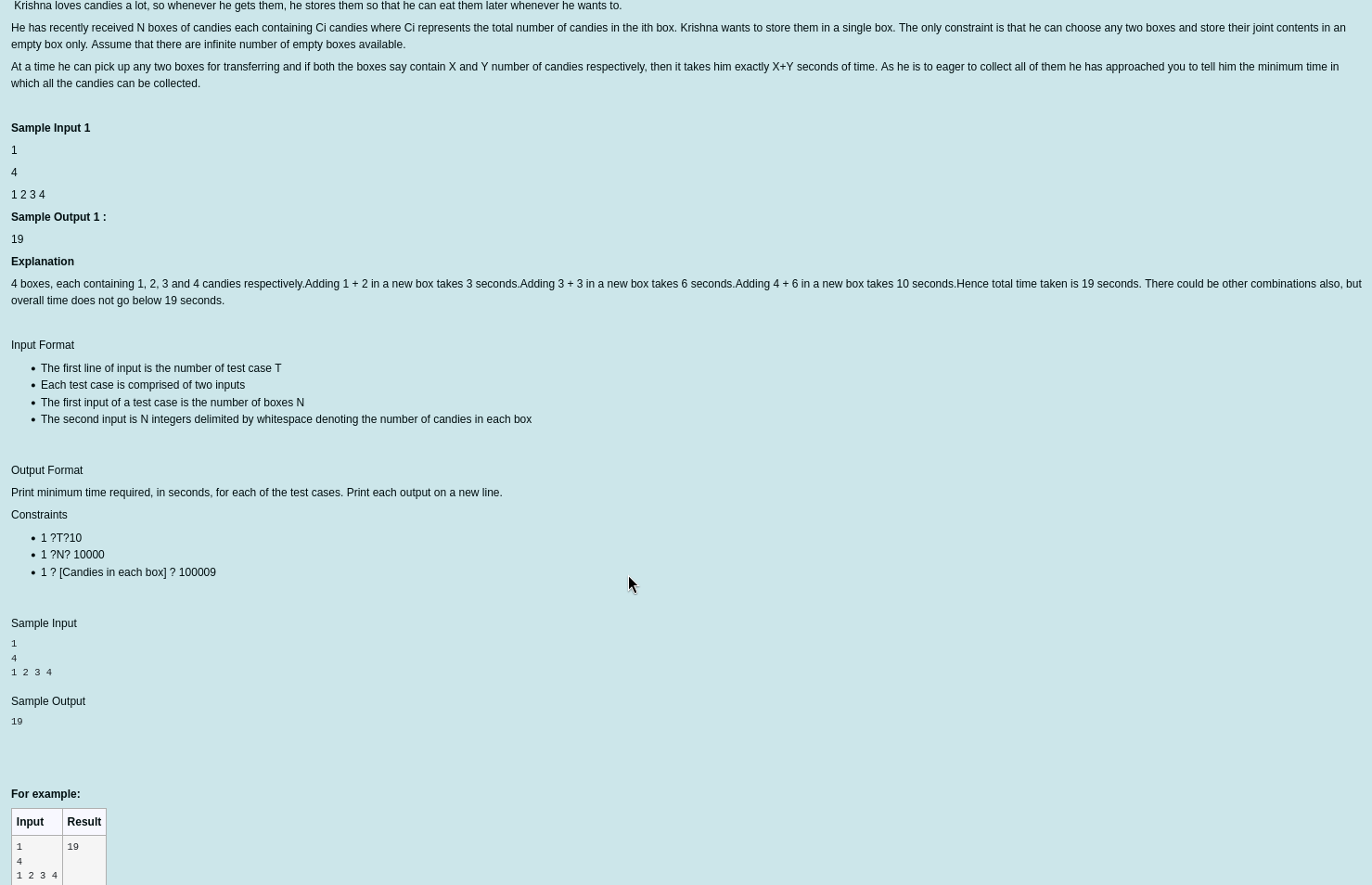 candle count problem