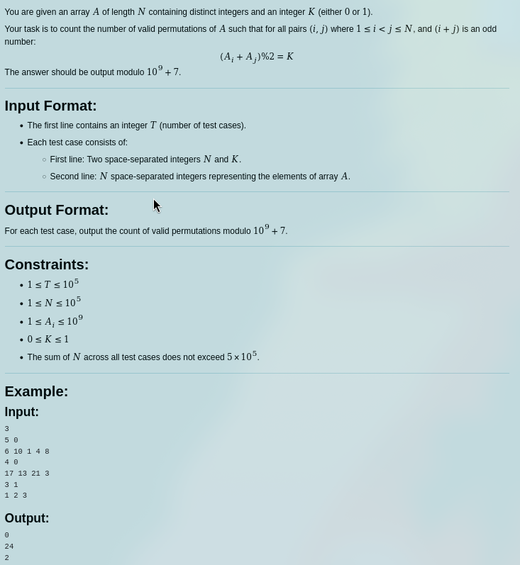 permutation modulo 10